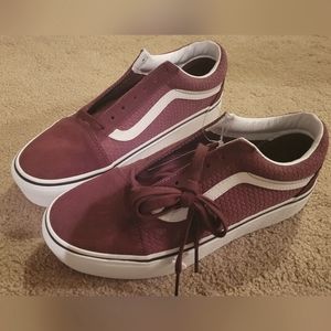 Vans platform shoes